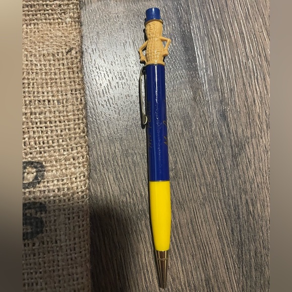 Vintage Planters Mr. Peanut Burlap Bag & Pen Lot - Picture 2 of 7